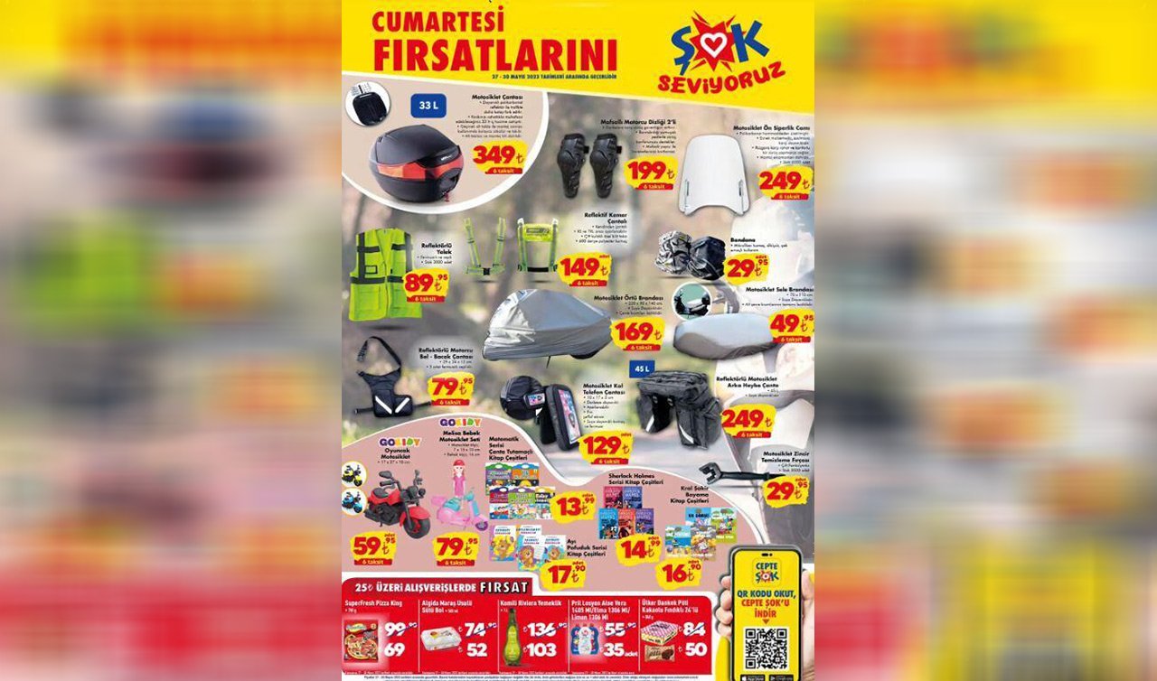 Motoru olan ŞOK’a sürsün! Cumartesi fırsatlarını kaçırmayın
