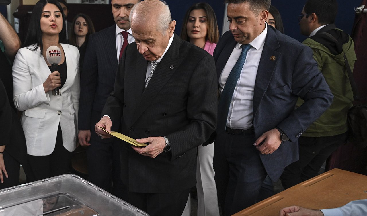 MHP Genel Başkanı Bahçeli oyunu kullandı