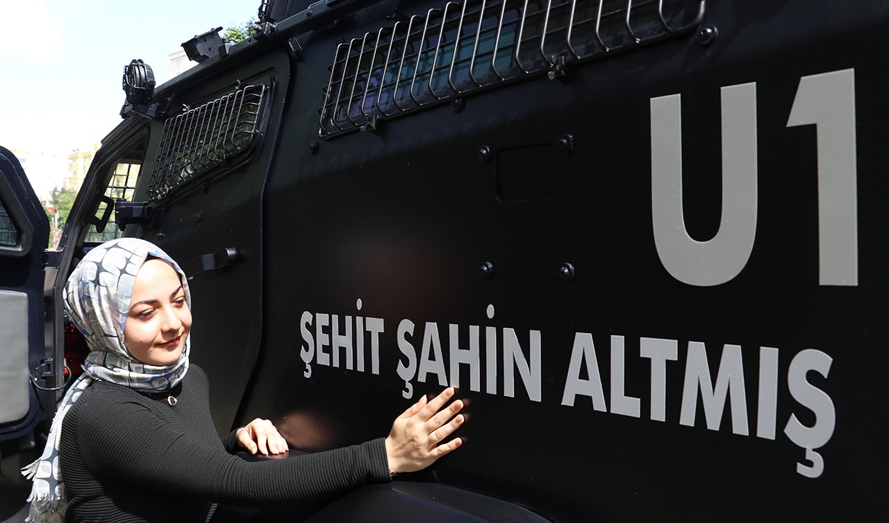 Şehit polisin adı zırhlı araca verildi, ailesi duygulandı