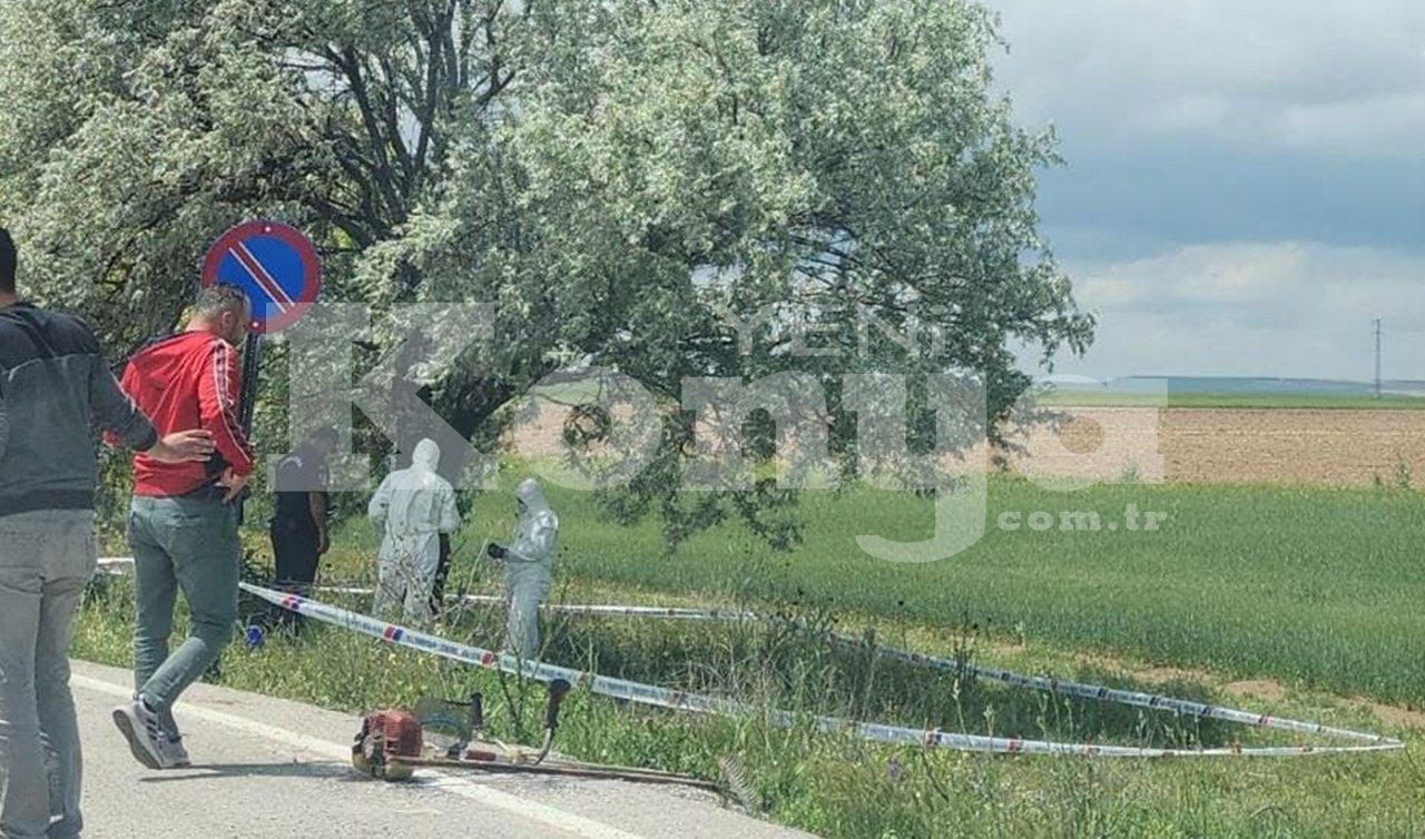 Konya’da korkunç olay! Yol kenarında yanmış halde 2 ceset bulundu