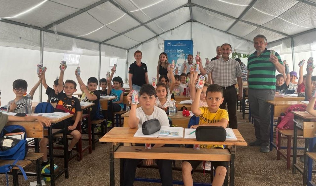 Torku’dan Hatay’a süt dağıtımı yapıldı