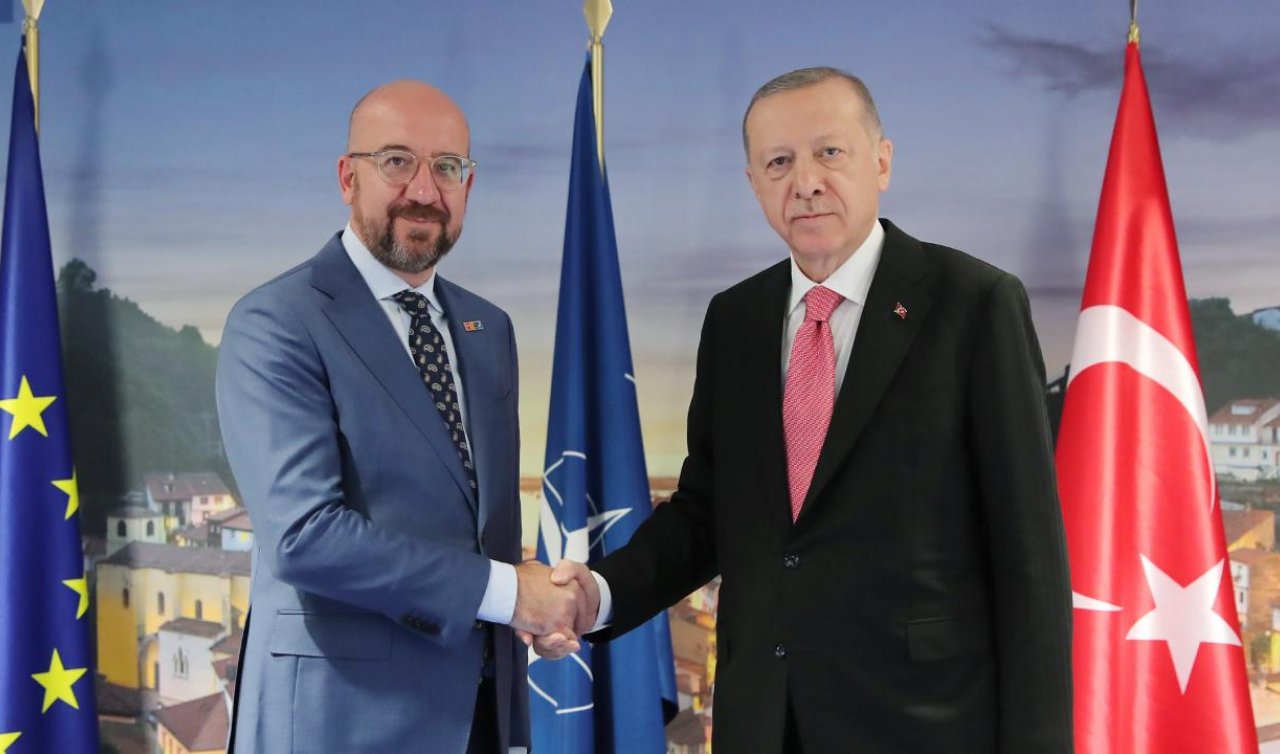 Cumhurbaşkanı Erdoğan, Avrupa Birliği Konseyi Başkanı ile görüştü