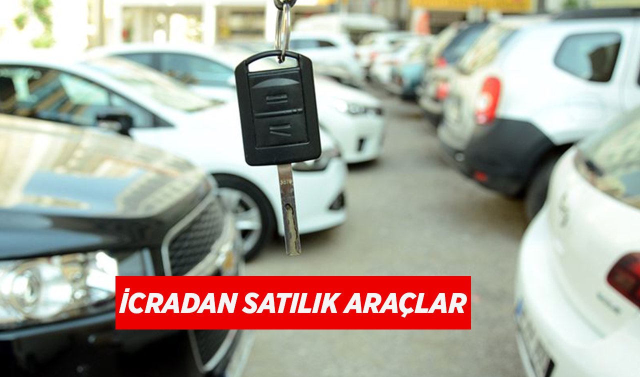 Konya’da icradan satılık otomobiller