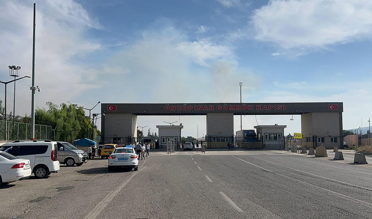 Öncüpınar Sınır Kapısı bölgesindeki boş araziye 5 roket düştü