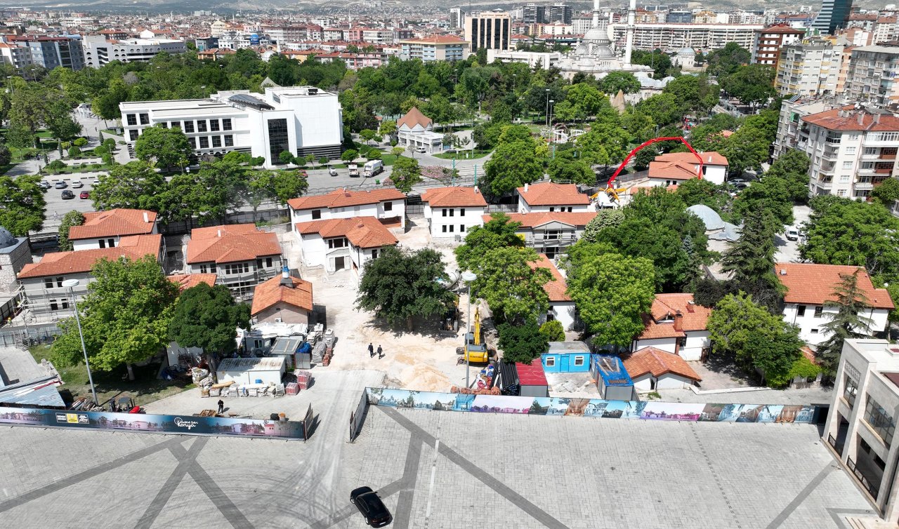 Konyalılar sıklıkla ziyaret edecek! Şehrin merkezinde ticari alan oluşturuluyor!