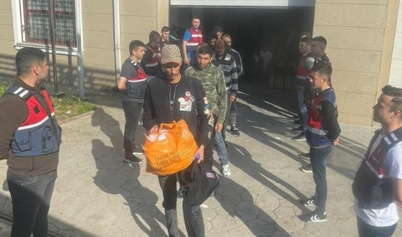 96 düzensiz göçmen sınır dışı edildi