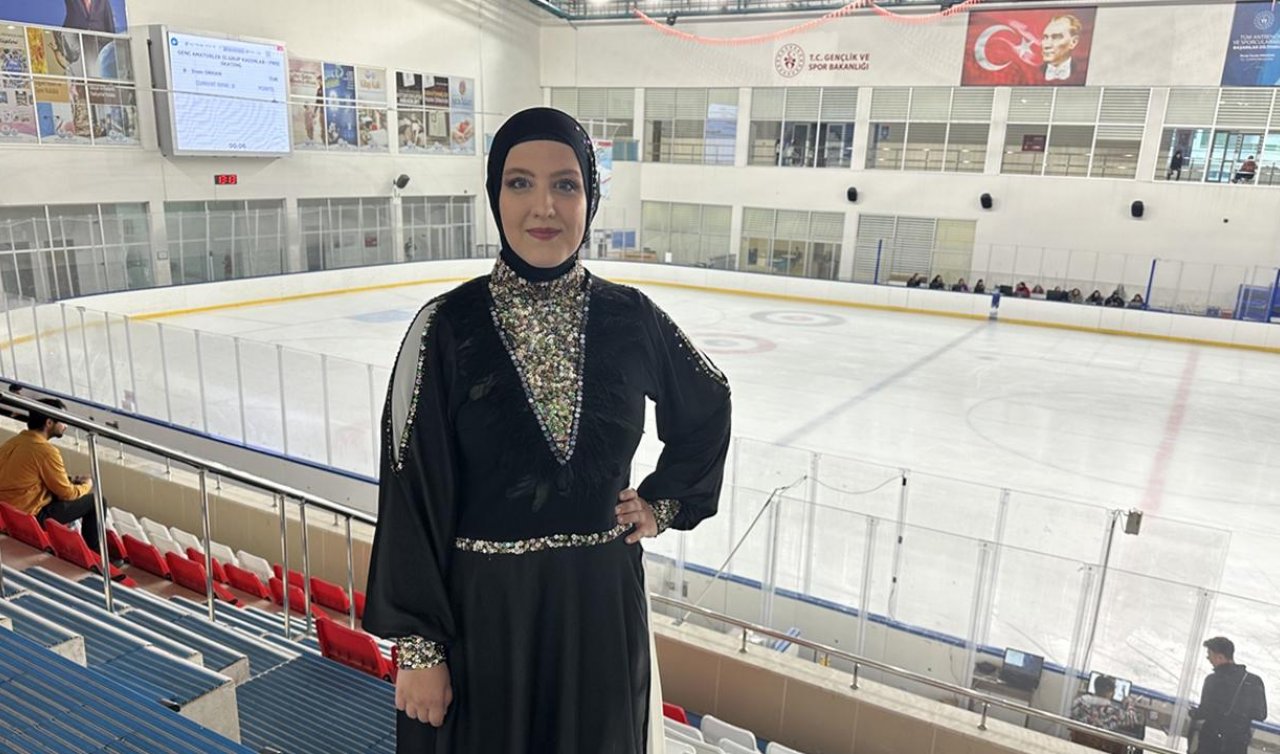 Buz pateni sporcusu Çamaşırcı: “Başörtüsü hiçbir şeyi yapmak için engel değil’’