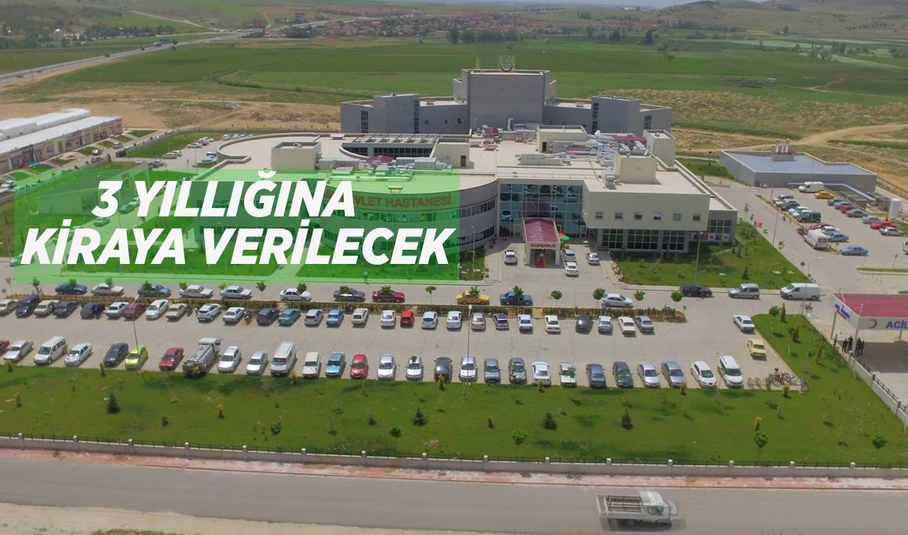 Yıllık kirası 84 bin TL! Konya’daki bu hastanenin kantini ihale ile kiraya verilecek