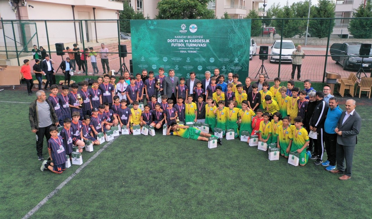 Konya gençlerin futbol coşkusuna ortak oldu