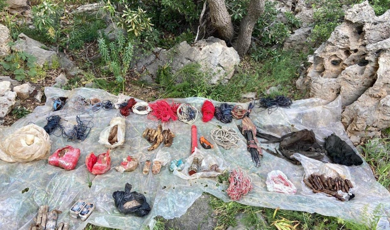 Pençe-Kilit ve Hakurk bölgelerinde mühimmat ele geçirildi