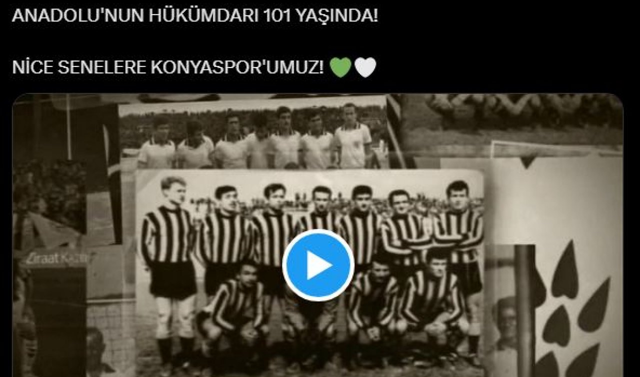Konyaspor 101 yaşında!
