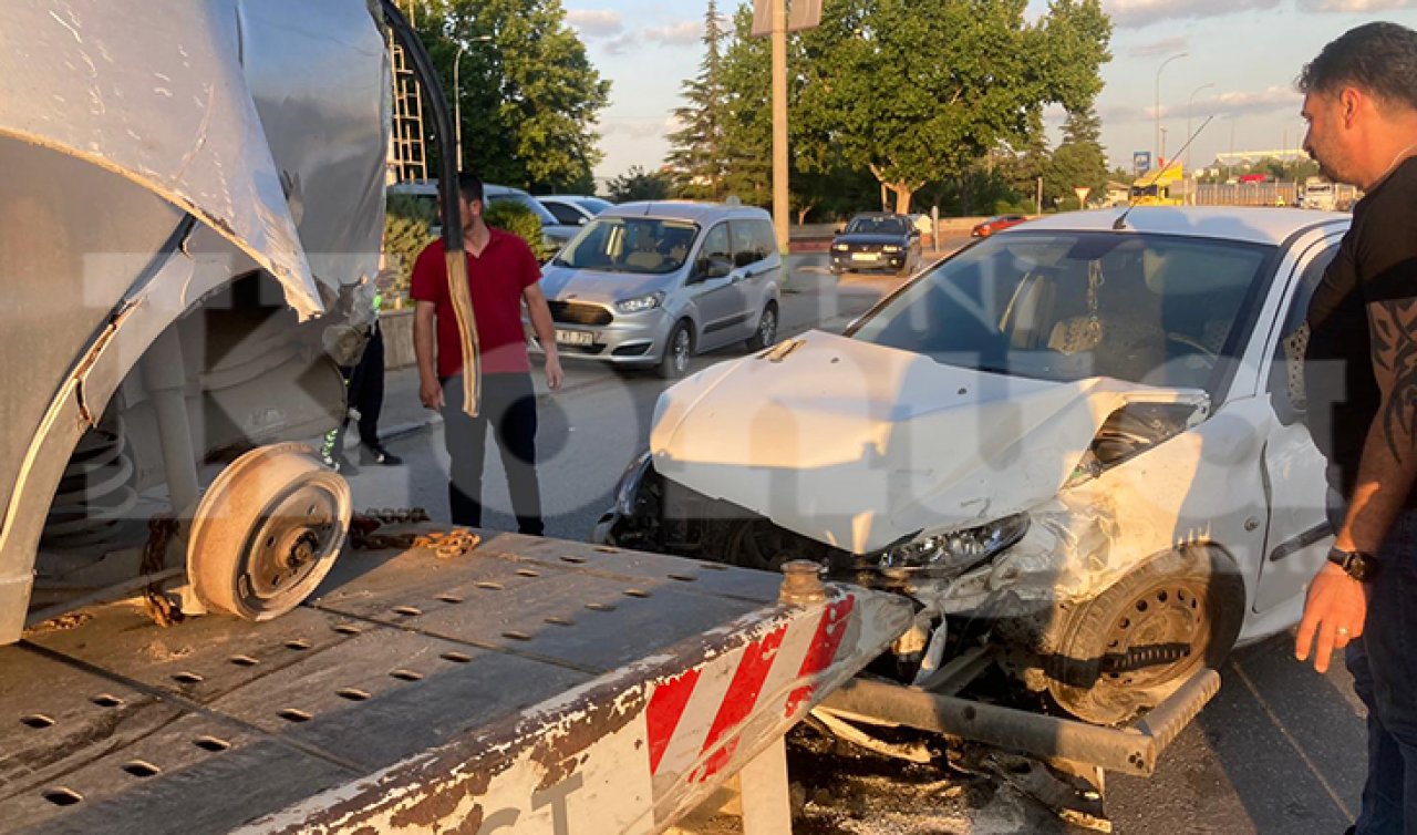 Konya’da iki otomobil çarpıştı: 4 yaralı