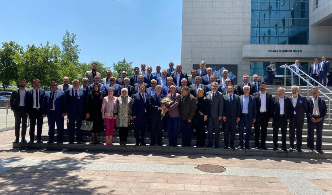 Konya Eşrafından Konyalı isimlere ziyaret 
