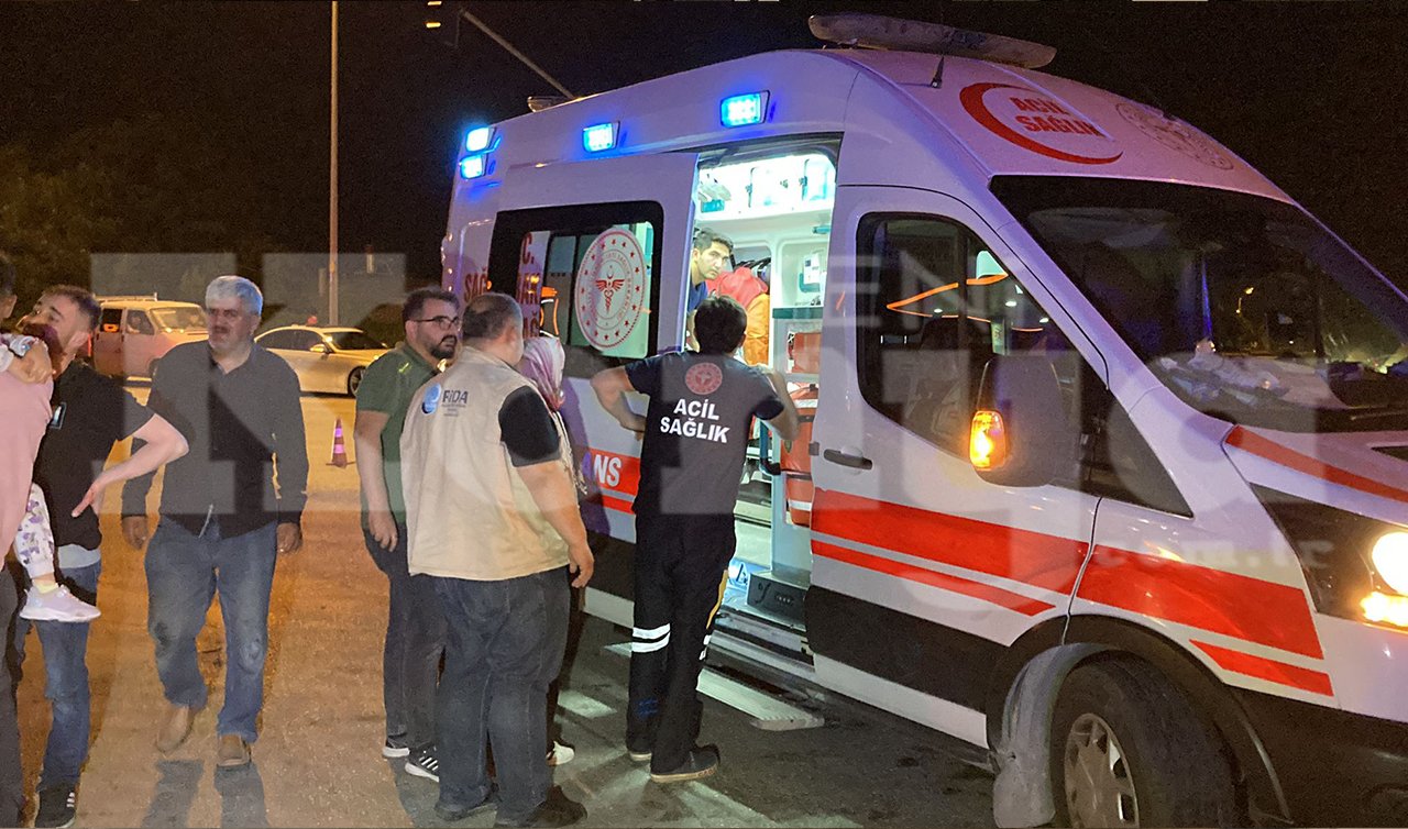 Konya’da arefe akşamı feci kaza kamerada: 6 kişi yaralandı 2 kurbanlık koyun telef oldu