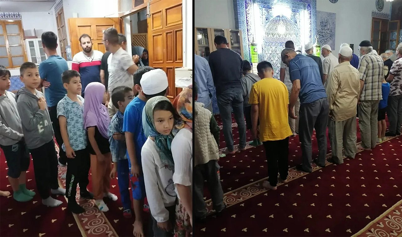 Konya’da bisiklet hediyeli “Güle Oynaya Camiye Gel’’ projesi: İlk namazlar kılındı