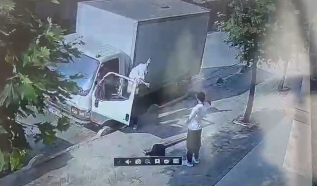  İlginç akü hırsızlığı! Çalmadan önce tişörtünü değiştirdi