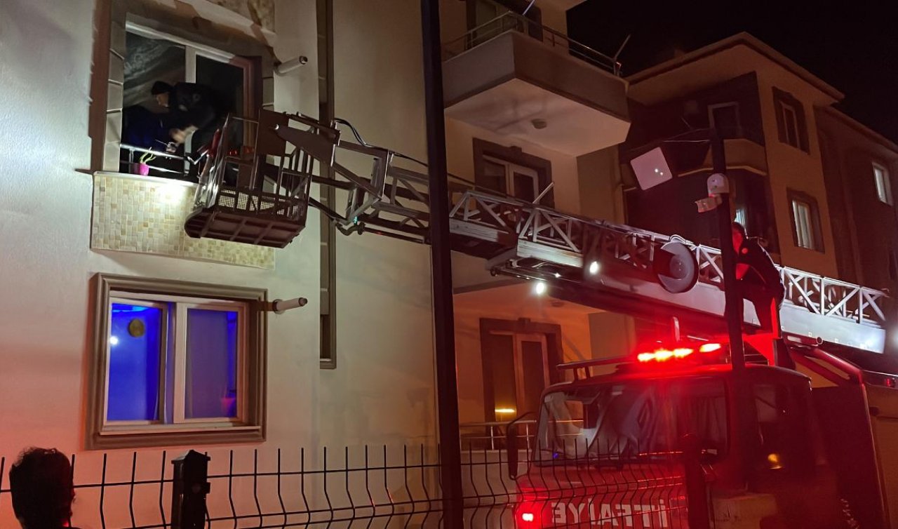 Doğal gazdan etkilenen kadını ekipler kurtardı