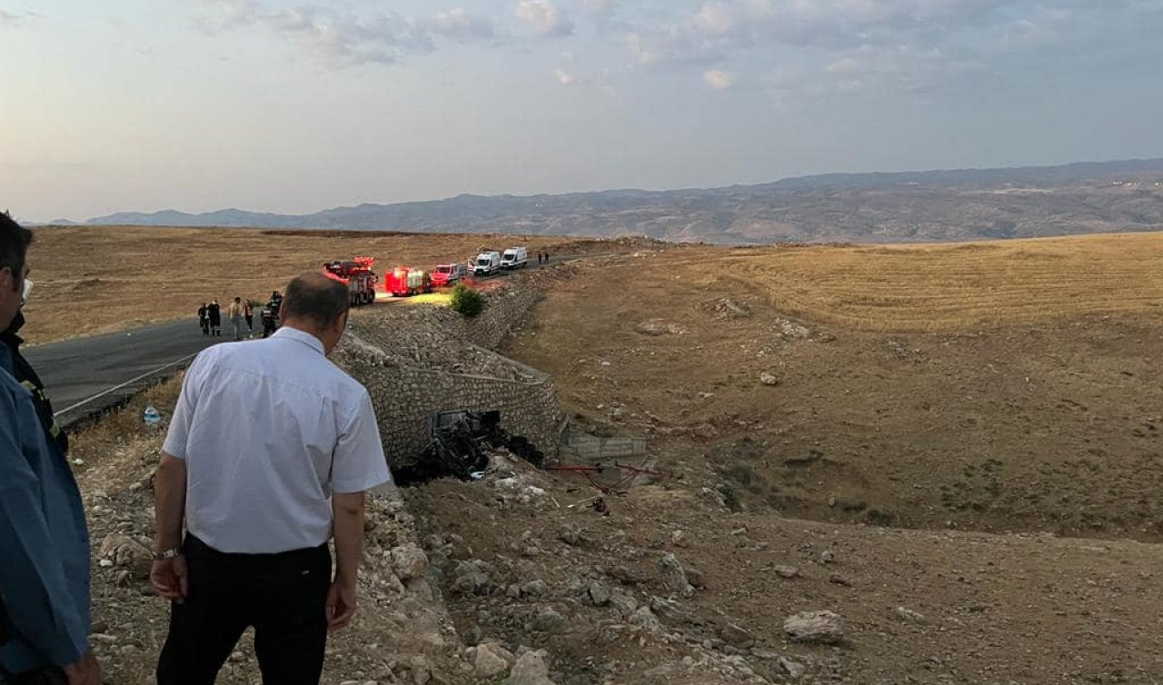 Şarampole yuvarlanan kamyon yandı: 4 ölü 2 ağır yaralı