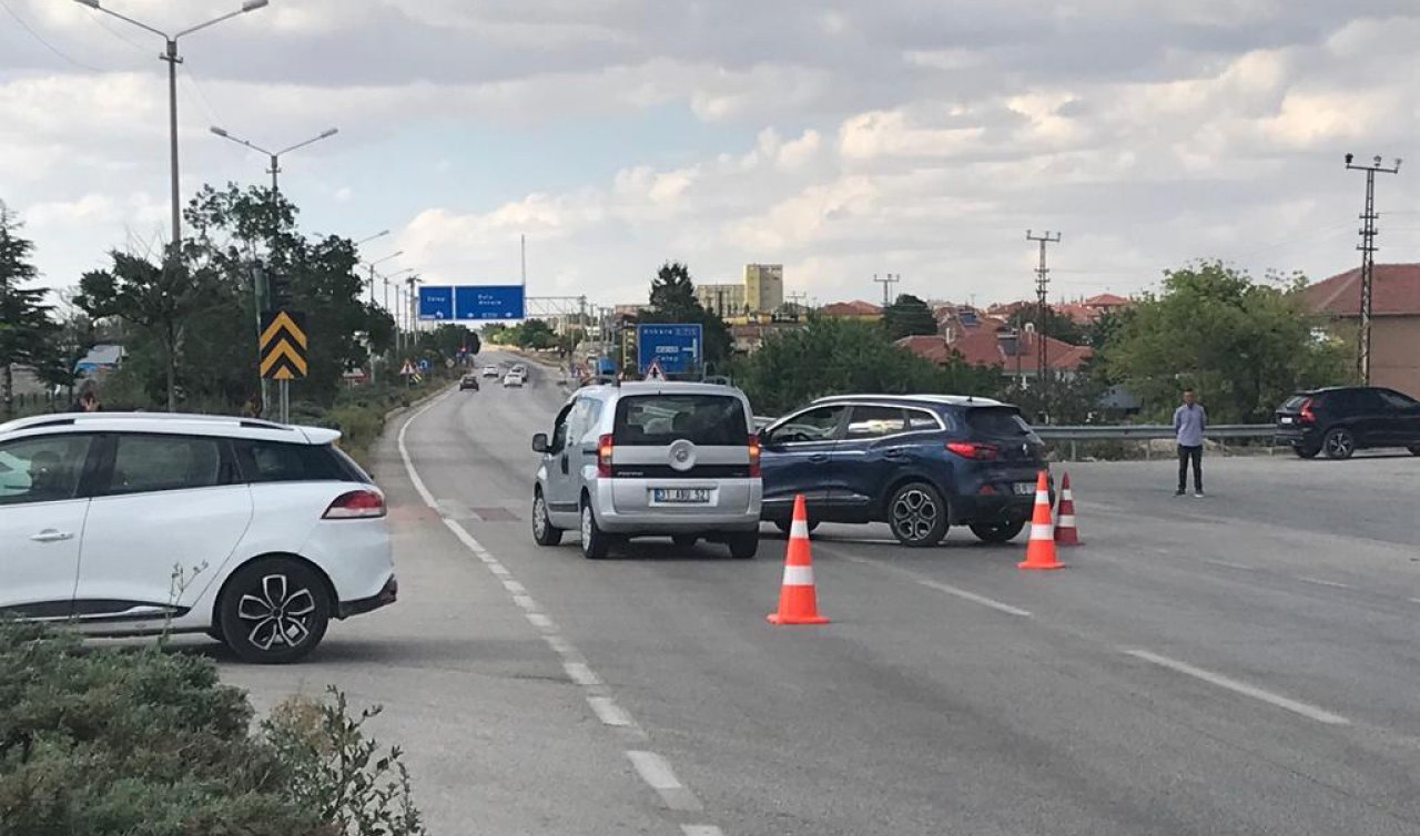 Konya-Ankara karayolu üzeri kaza: 2 yaralı