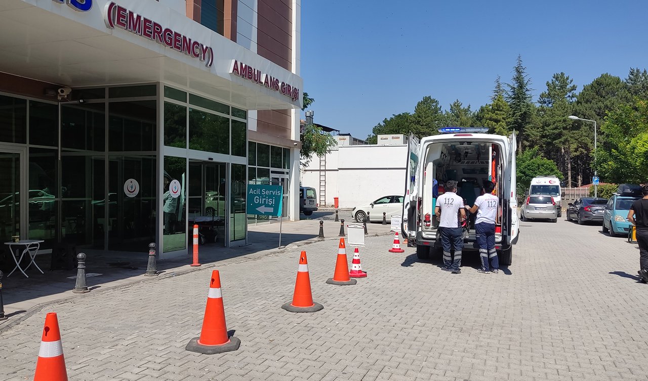 Konya’da apartmandan düşen kadın yaralandı 