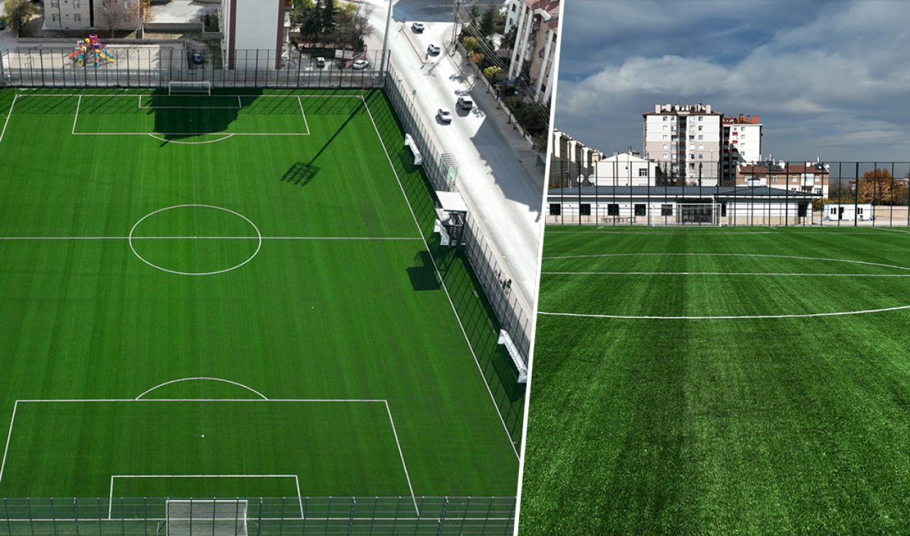 Konya’da UEFA standartlarında Sentetik Çim Saha açılıyor