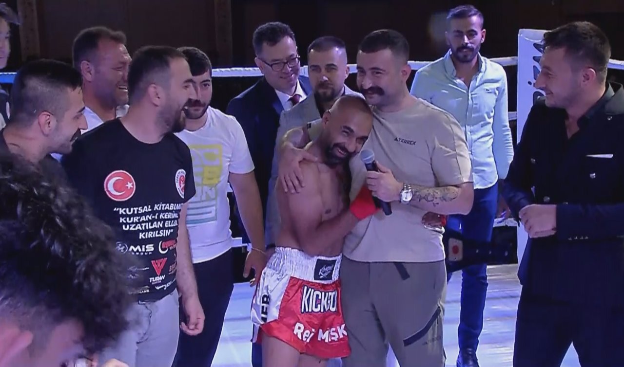 Konya’da müthiş gece! Reis Arena Fight Club nefesleri kesti!