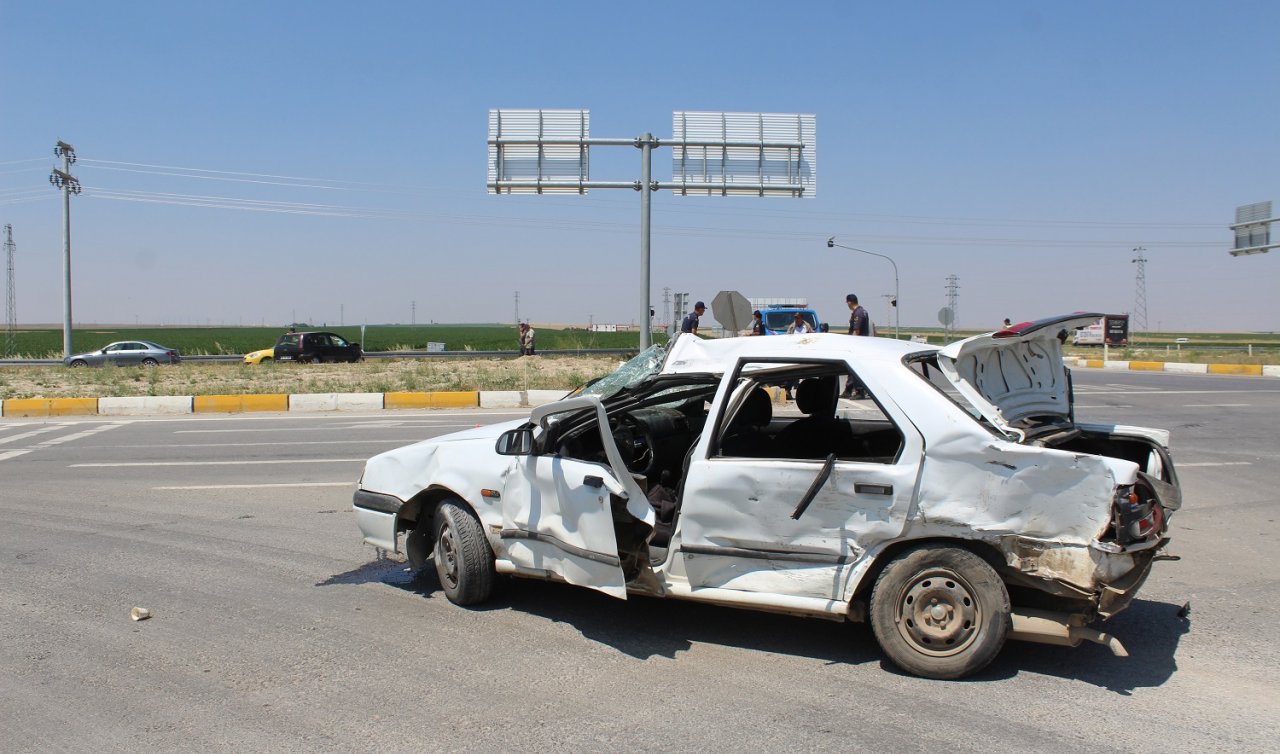 Konya’da iki otomobil çarpıştı: 6 kişi yaralandı