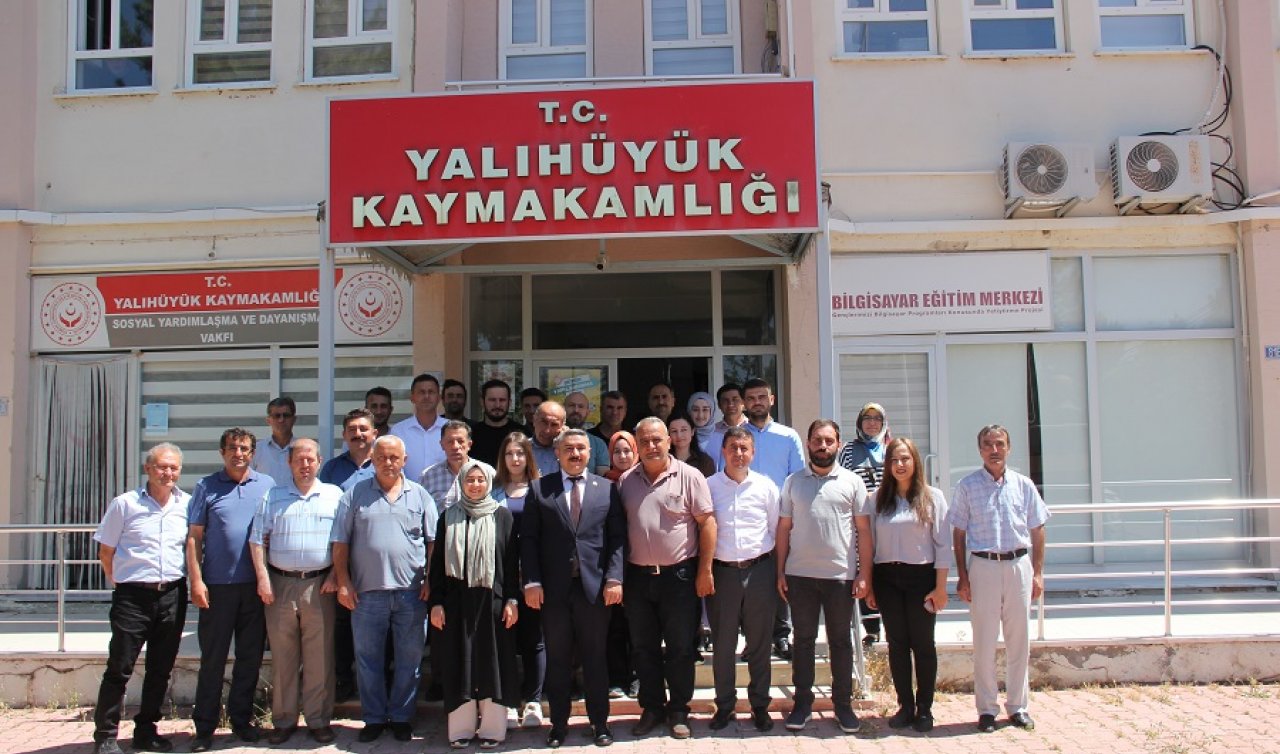 Kaymakam İbrahim Yazıcı Konya’ya veda etti 