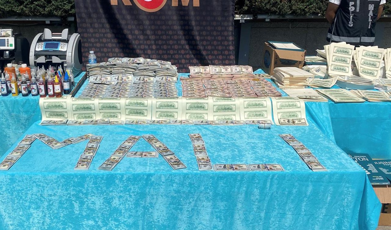Sahte para operasyonu: 2 milyon 942 bin dolar ele geçirildi