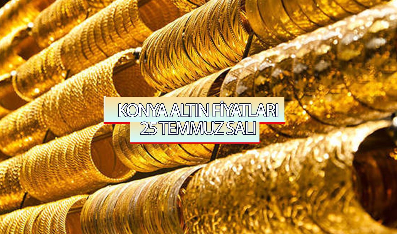 Konya altın fiyatları! Altın fiyatları düşüşe geçti