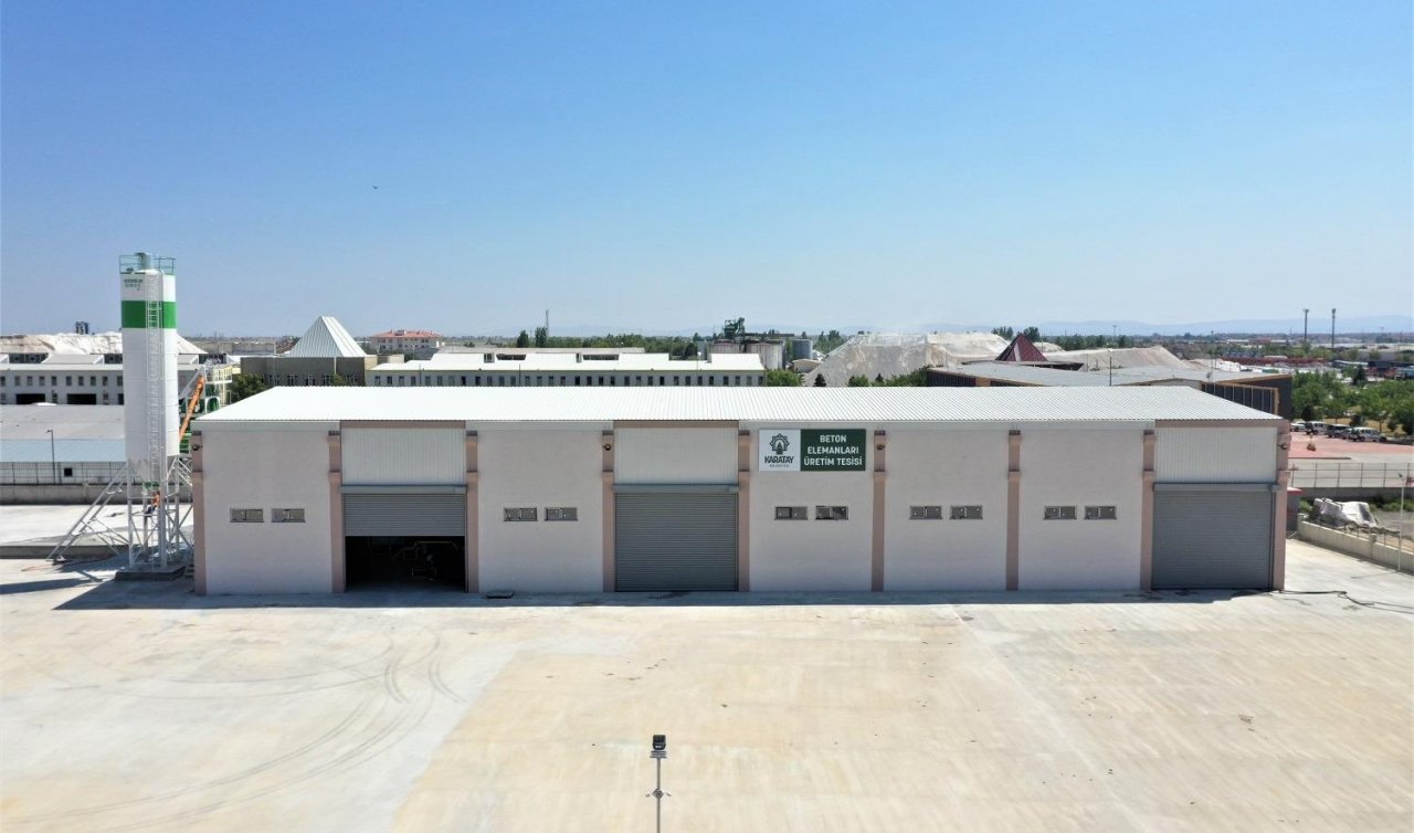 Karatay Belediyesi Beton Elemanları Tesisleri yarın açılıyor