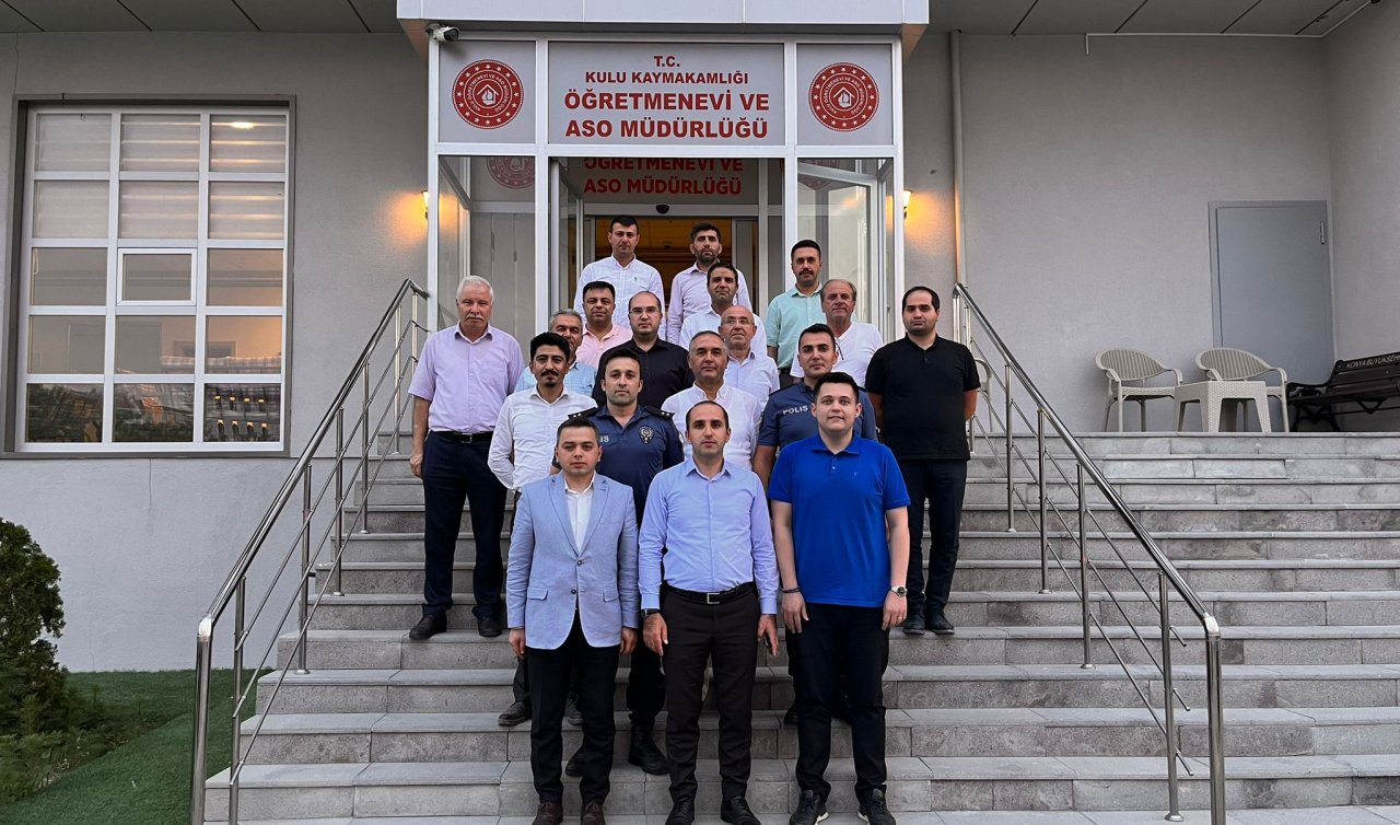Kulu’da cumhuriyet savcıları onuruna veda yemeği
