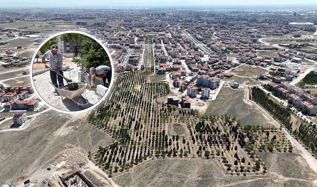 Tam 200 bin metrekare! Konya bu parkı çok sevecek  