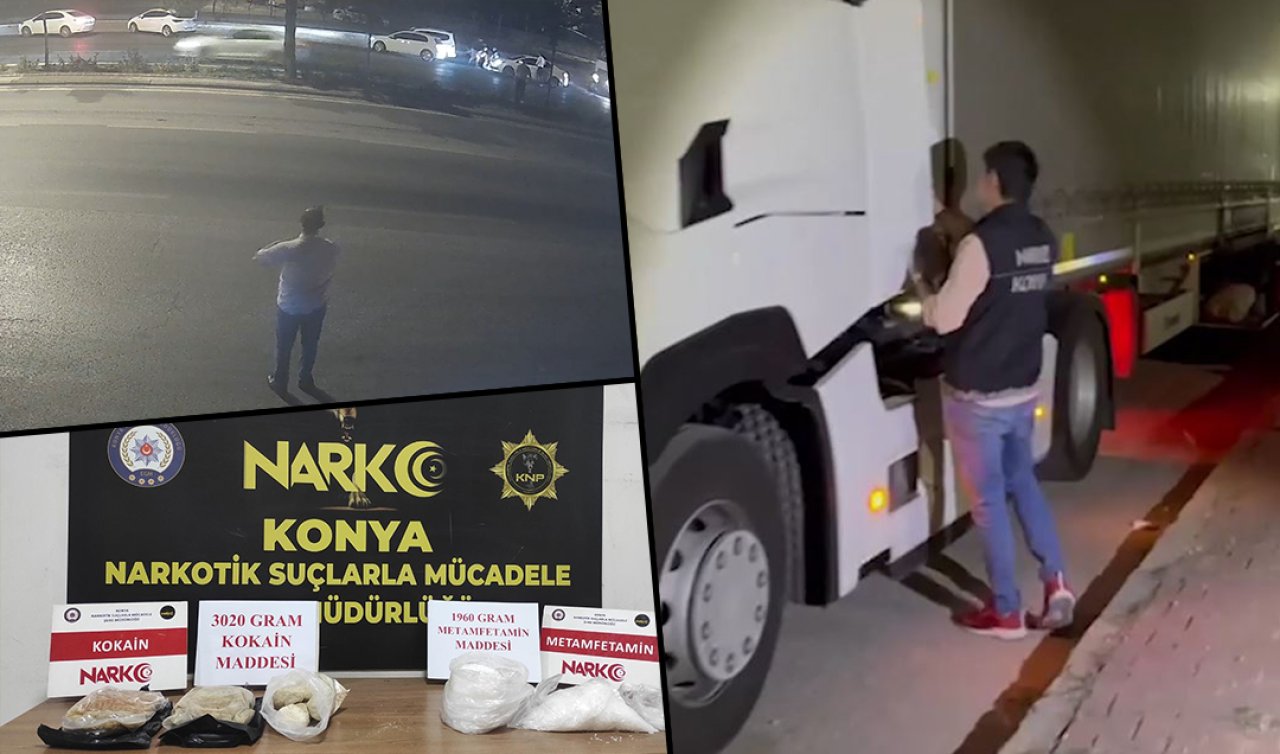 Konya’da film sahnelerini aratmayacak operasyon:4 zehir taciri tutuklandı!