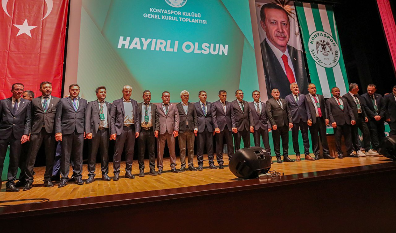  Konyaspor yönetimi görev dağılımını yaptı