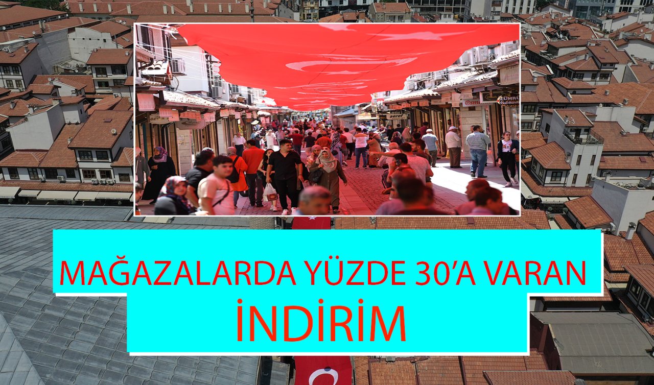 Konya’nın sevilen etkinliği başlıyor! Mağazalarda yüzde 30 indirim olacak!