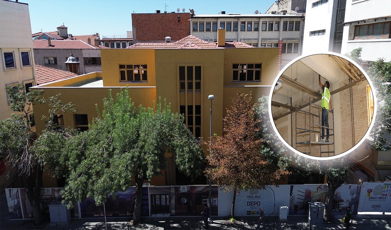 Konya’nın kadim mirası restore ediliyor!  Gençlerin uğrak noktalarından biri olacak 