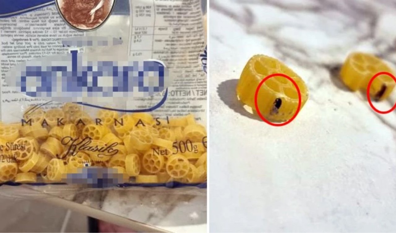 Üretimi de tüketimi de bir hayli fazla! Ünlü markanın makarnasından böcek çıktı