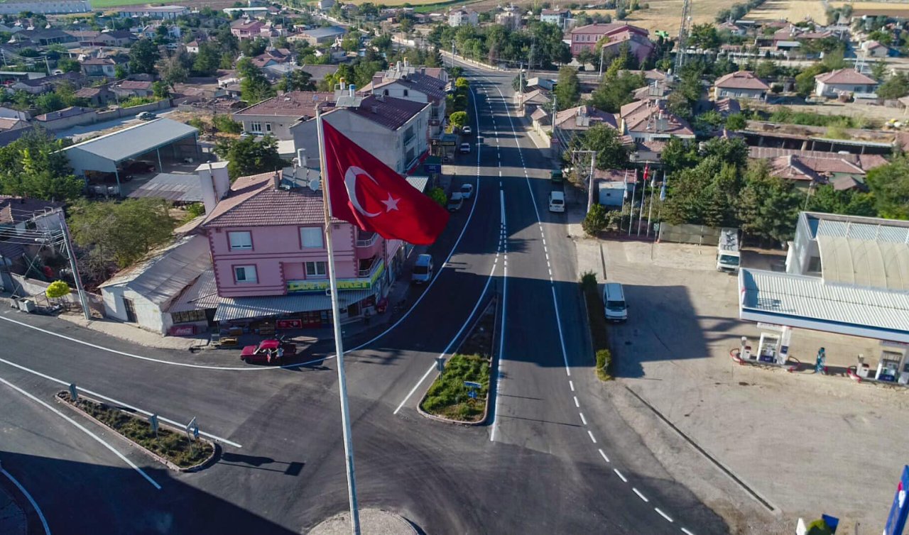 Konya’da bu ilçenin ulaşım kalitesi arttı