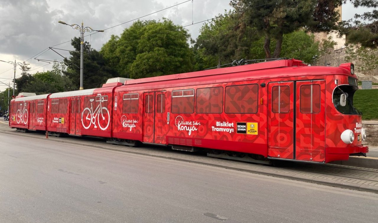 Konya Bisiklet Tramvayında arıza seferler iptal oldu!