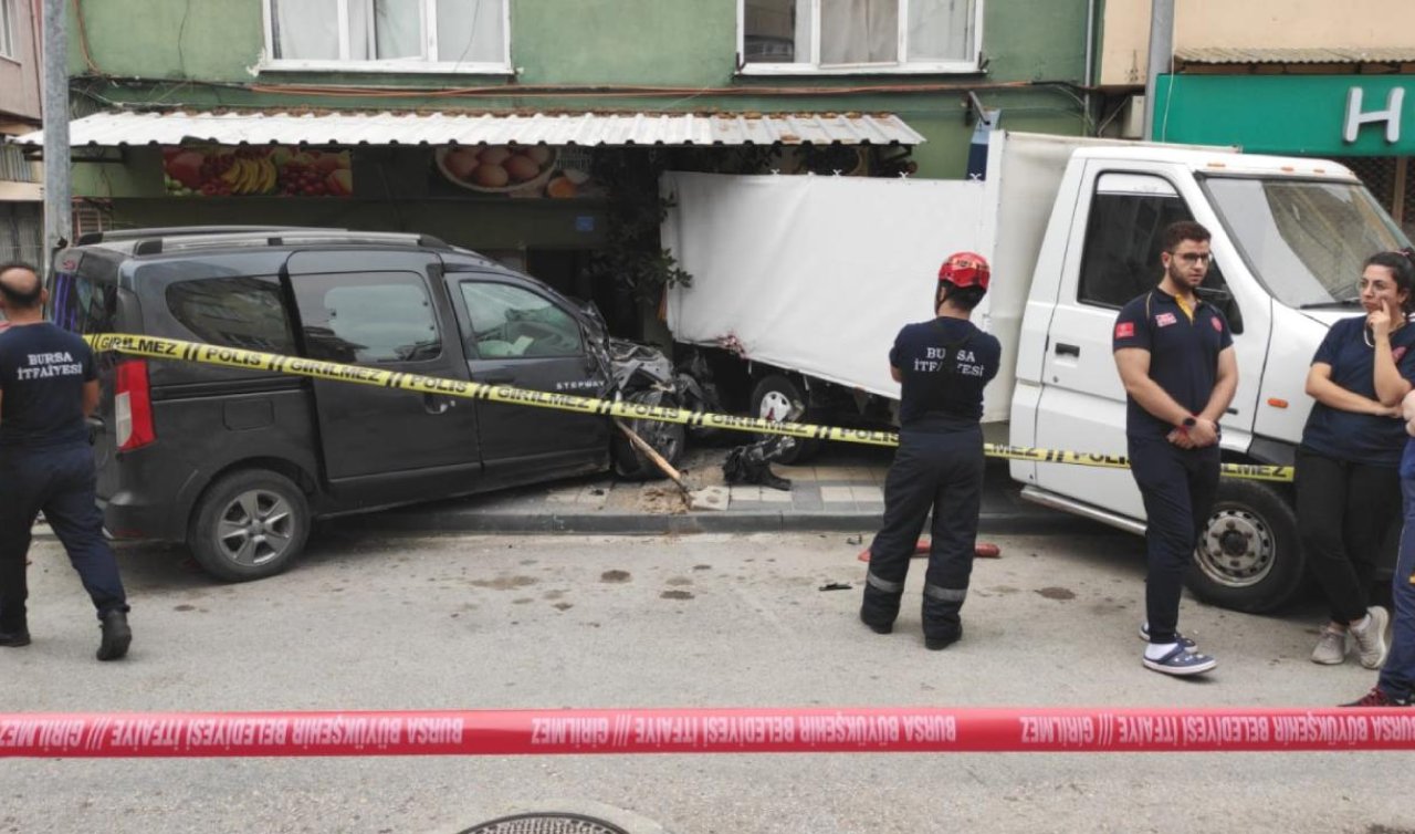 Kazada savrulan kamyonetin çarptığı yaya öldü