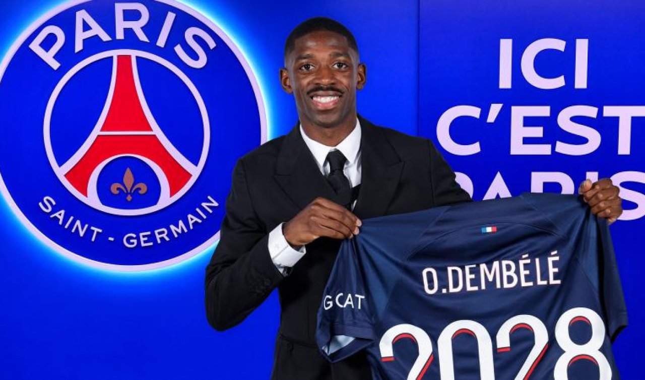  PSG Ousmane Dembele’yi renklerine bağladı