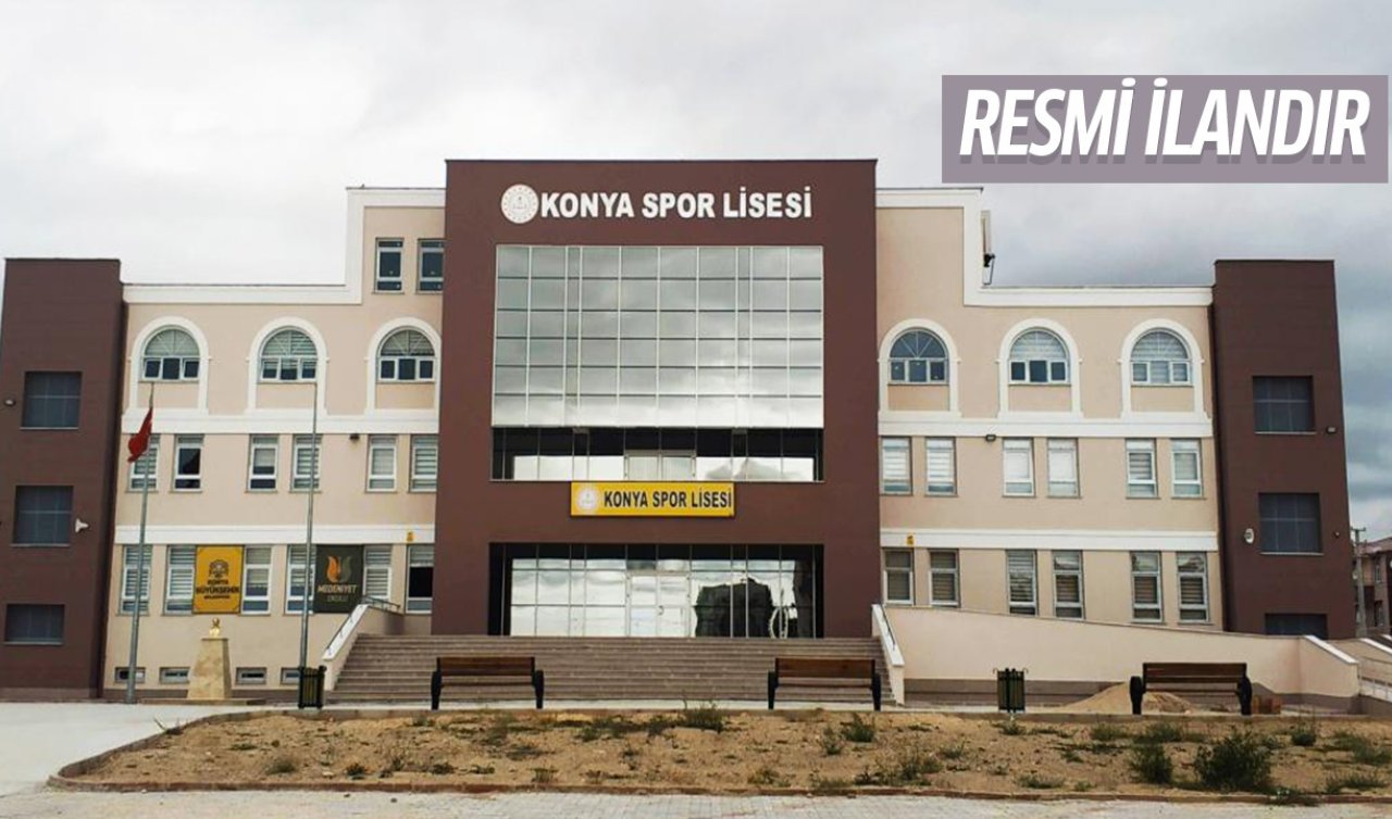 Konya Spor Lisesi kapalı spor salonu ve açık suni çim saha yapım işi ihale edilecek 