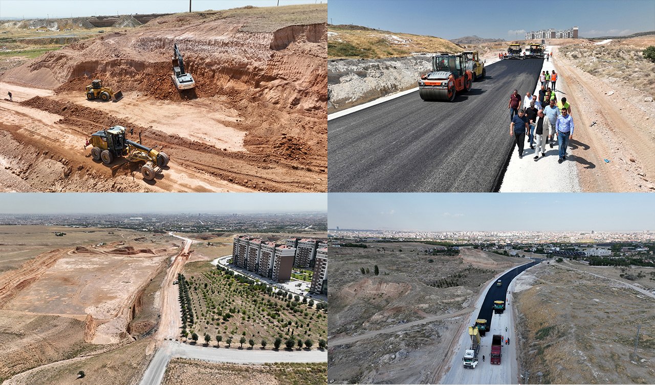 Konya’da yoğun tempo sürüyor! 150 bin ton sıcak asfalt dökülecek       
