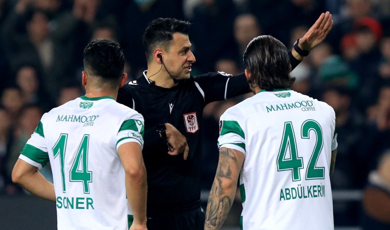 Konyaspor maçında düdük çalacak hakem belli oldu!