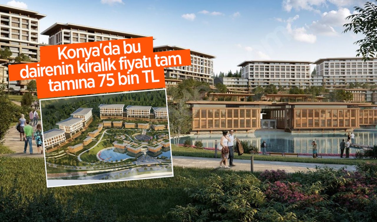 Konya’da dudak uçuklatan kiralık daire! Tam tamına 75 bin TL