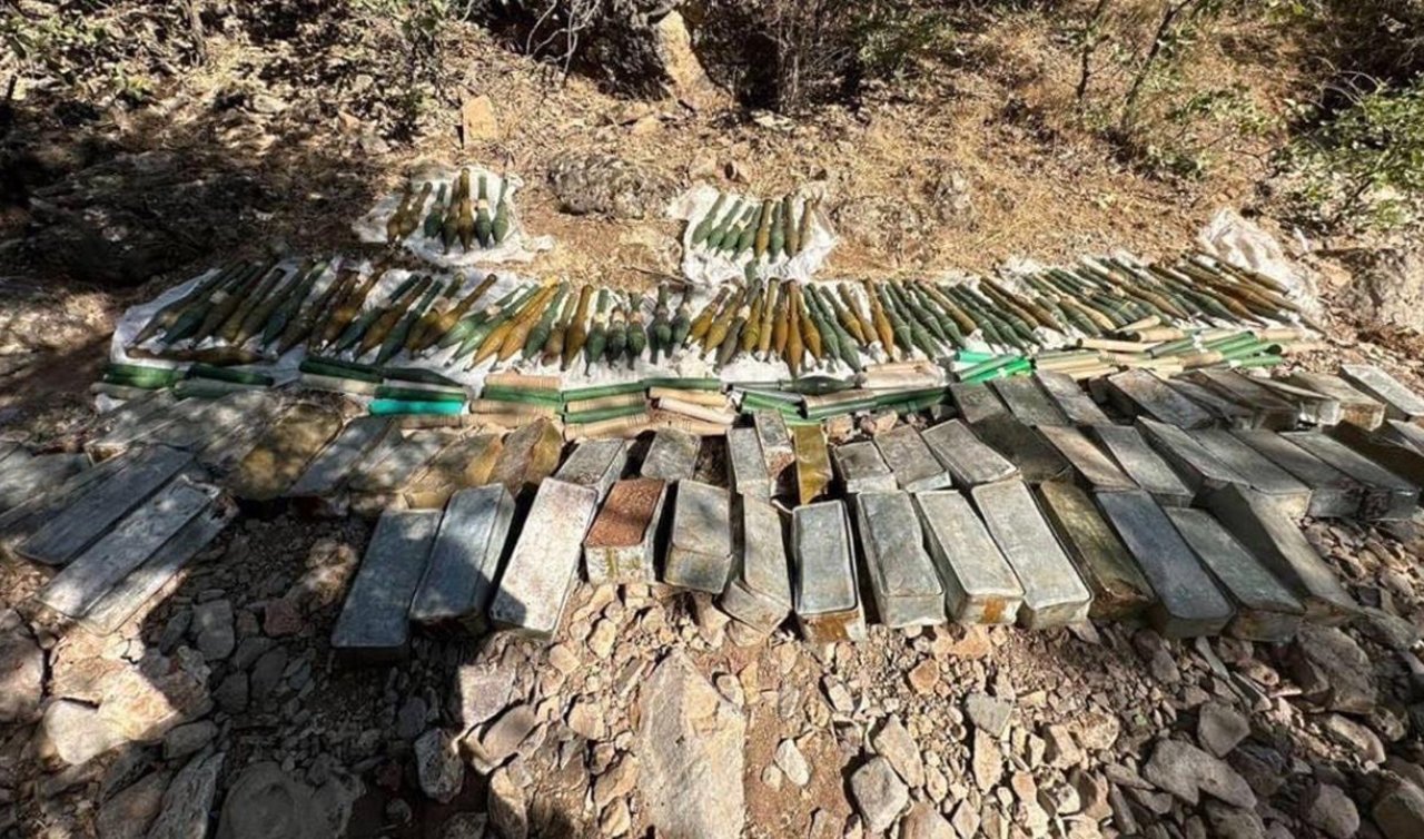 Pençe-Kilit’te çok sayıda mühimmat ele geçirildi
