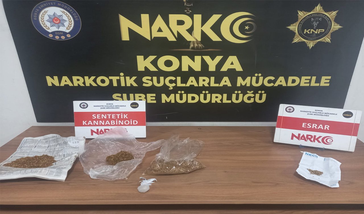 Konya’da zehir tacirlerine operasyon! Zehiri sakladığı yer herkesi şaşırttı!