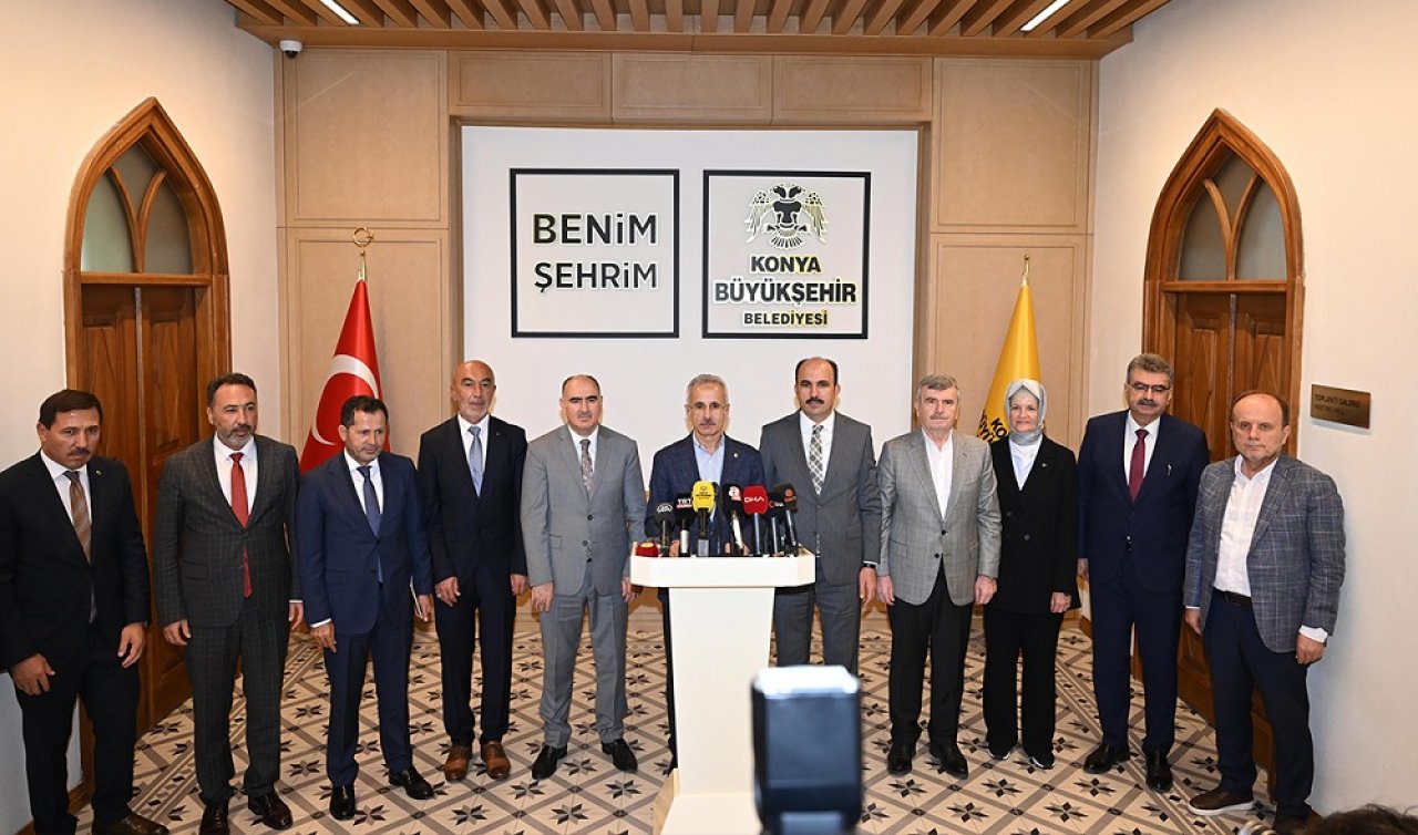  Bakan Uraloğlu Konya’da açıkladı: “KONYARAY Projesi başladı’’