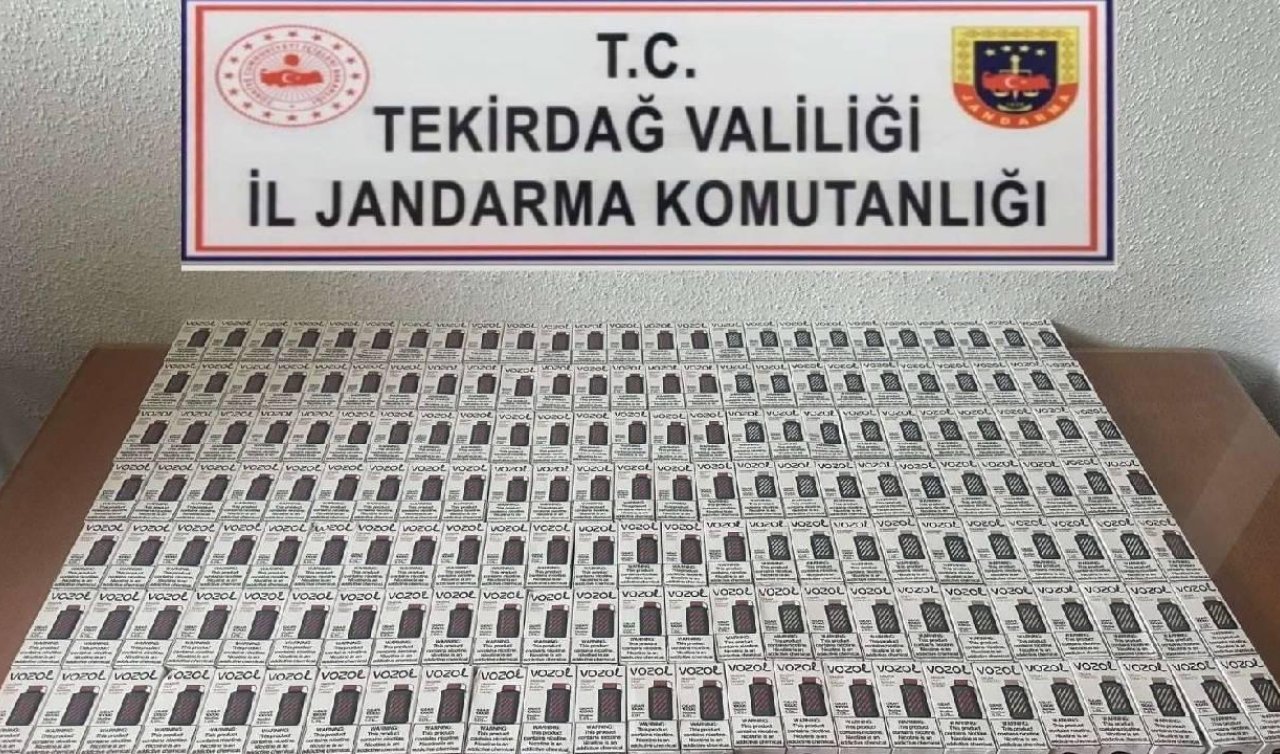 193 kaçak elektronik sigara ele geçirildi